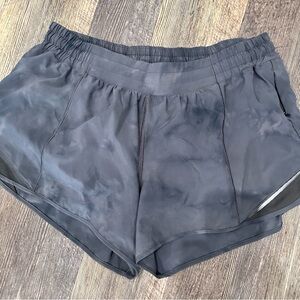 Lululemon Athletic Shorts with zipper and inside pocket, stretchy, breathable